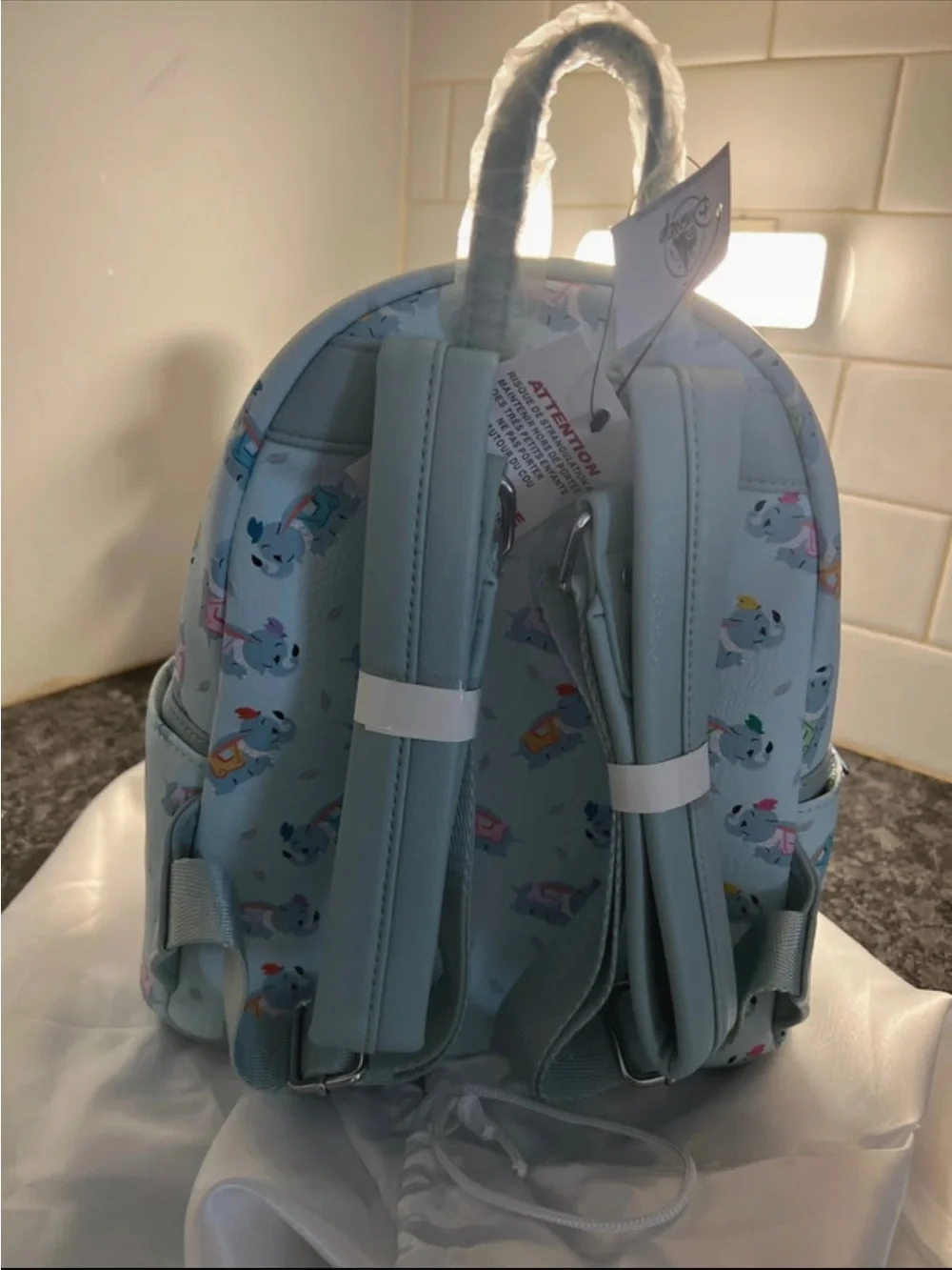 Loungefly Light Blue Dumbo Mini Backpack